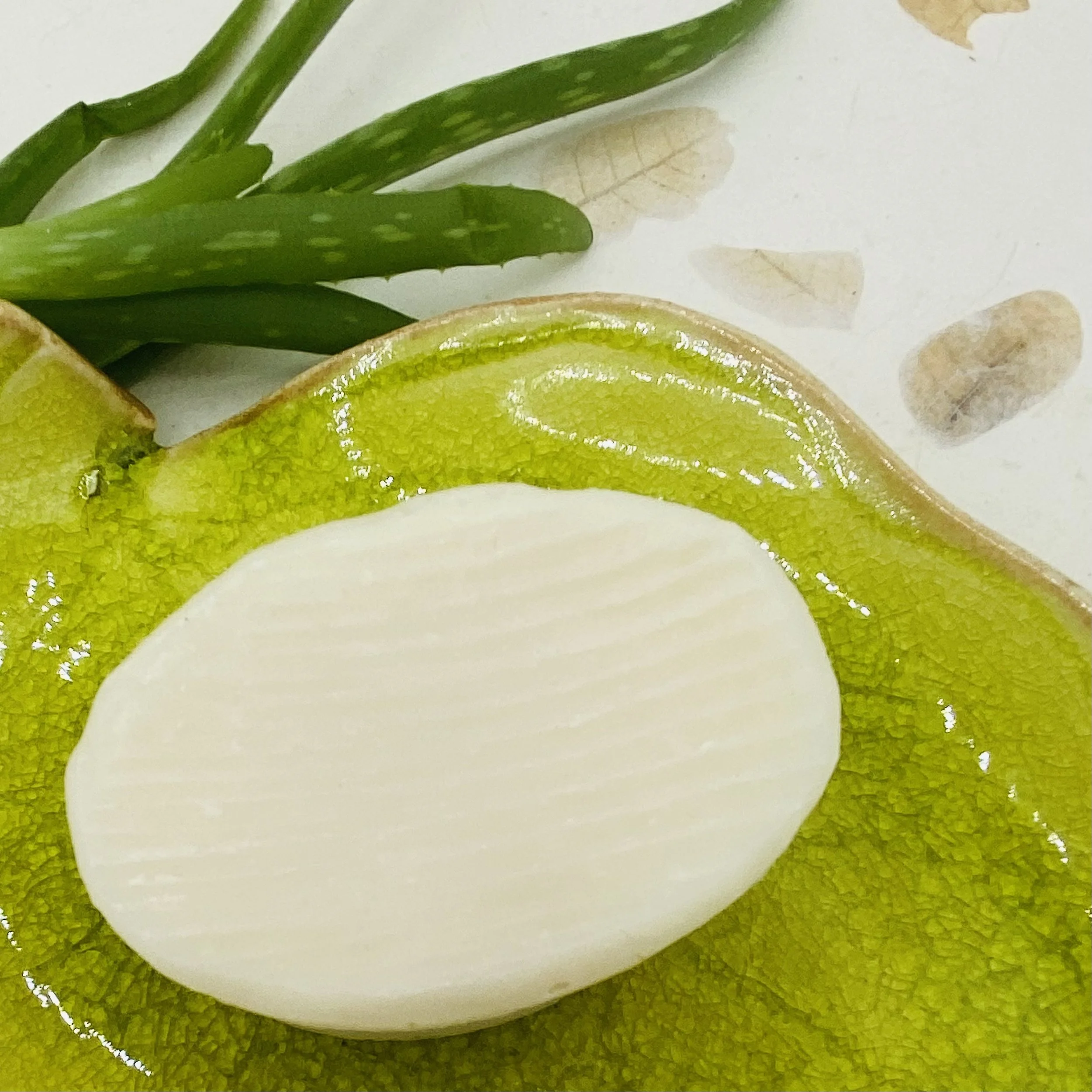 JANECKA Natural Hand-milled Face Soap, Aloe Vera and French Clay